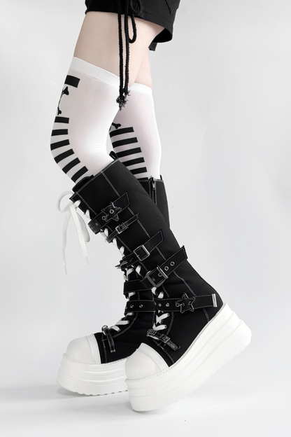 Y2K Punk Platform Boots