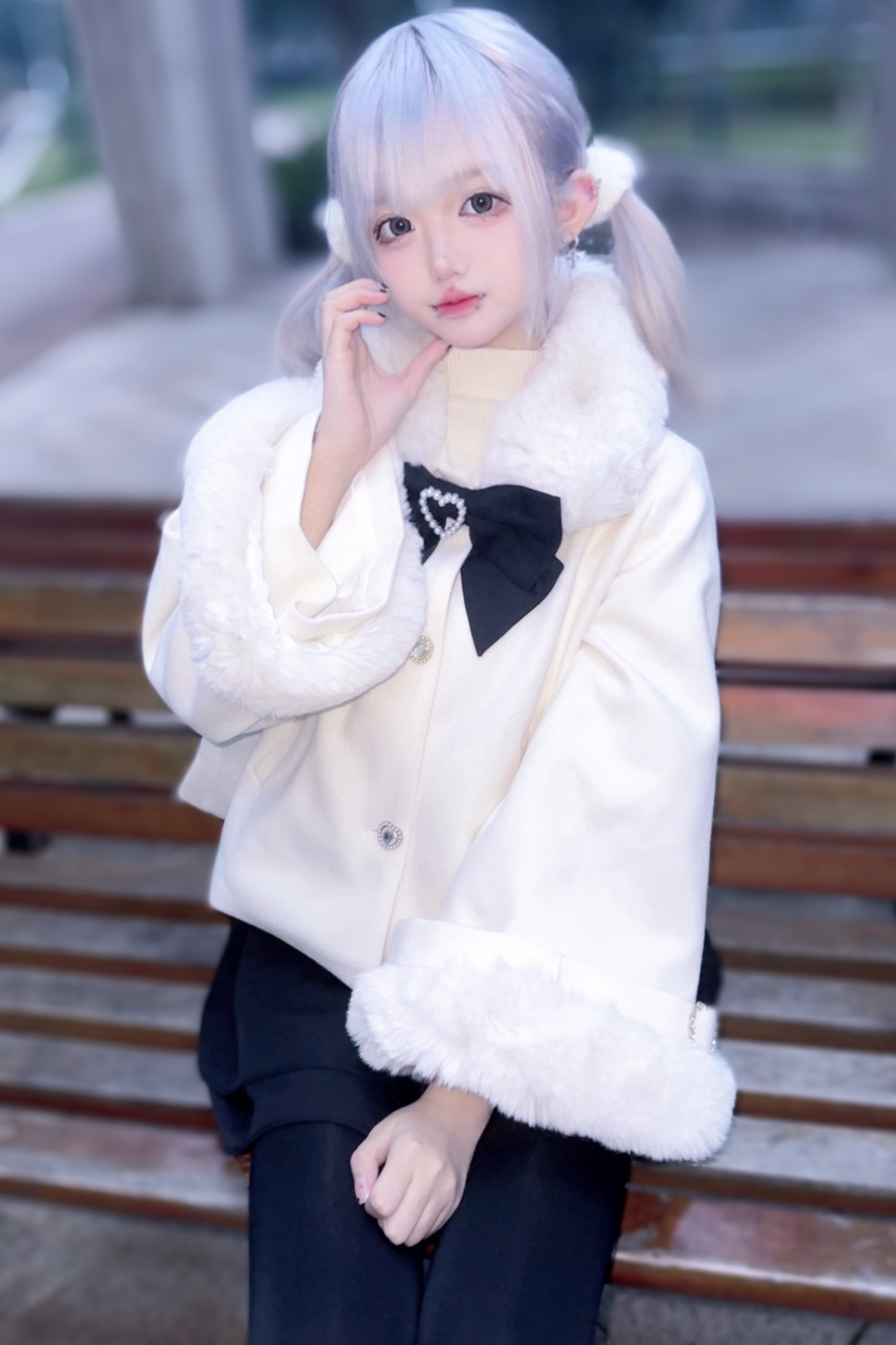 Fur Cute Snow Short Coat