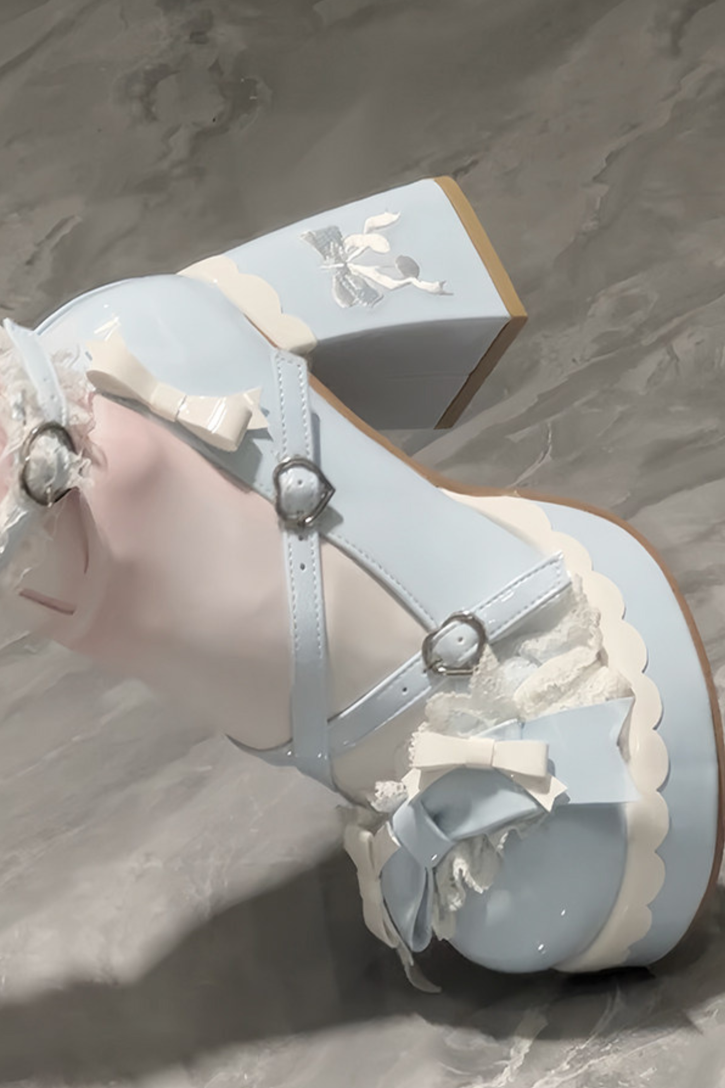 スイートレースリボンロリータシューズ