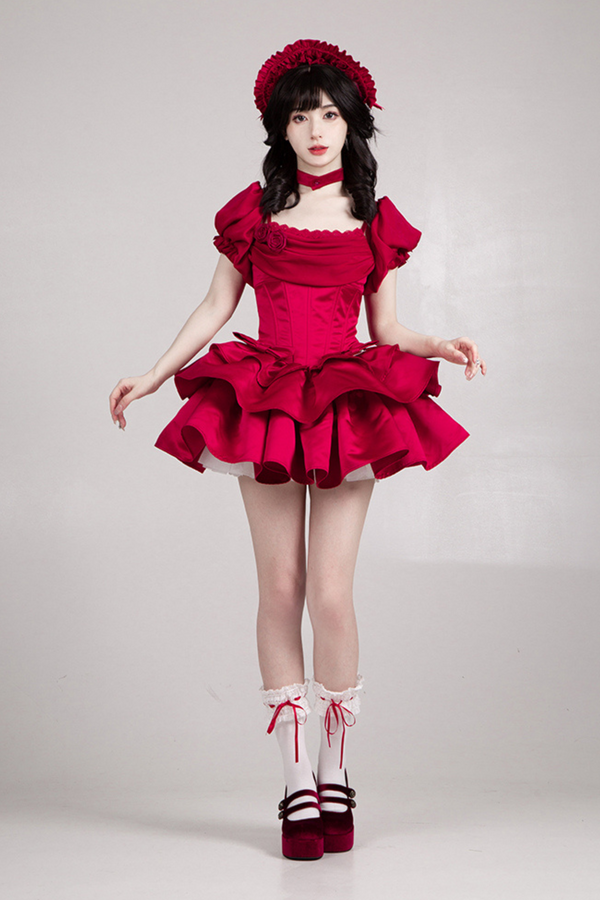 【予約商品】クラシカルドールロリータジャンパースカートセット