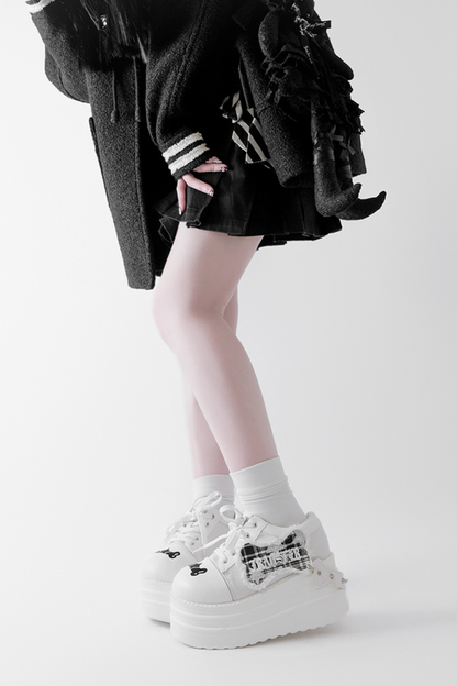 록큰롤 서브컬쳐 두꺼운 스니커즈