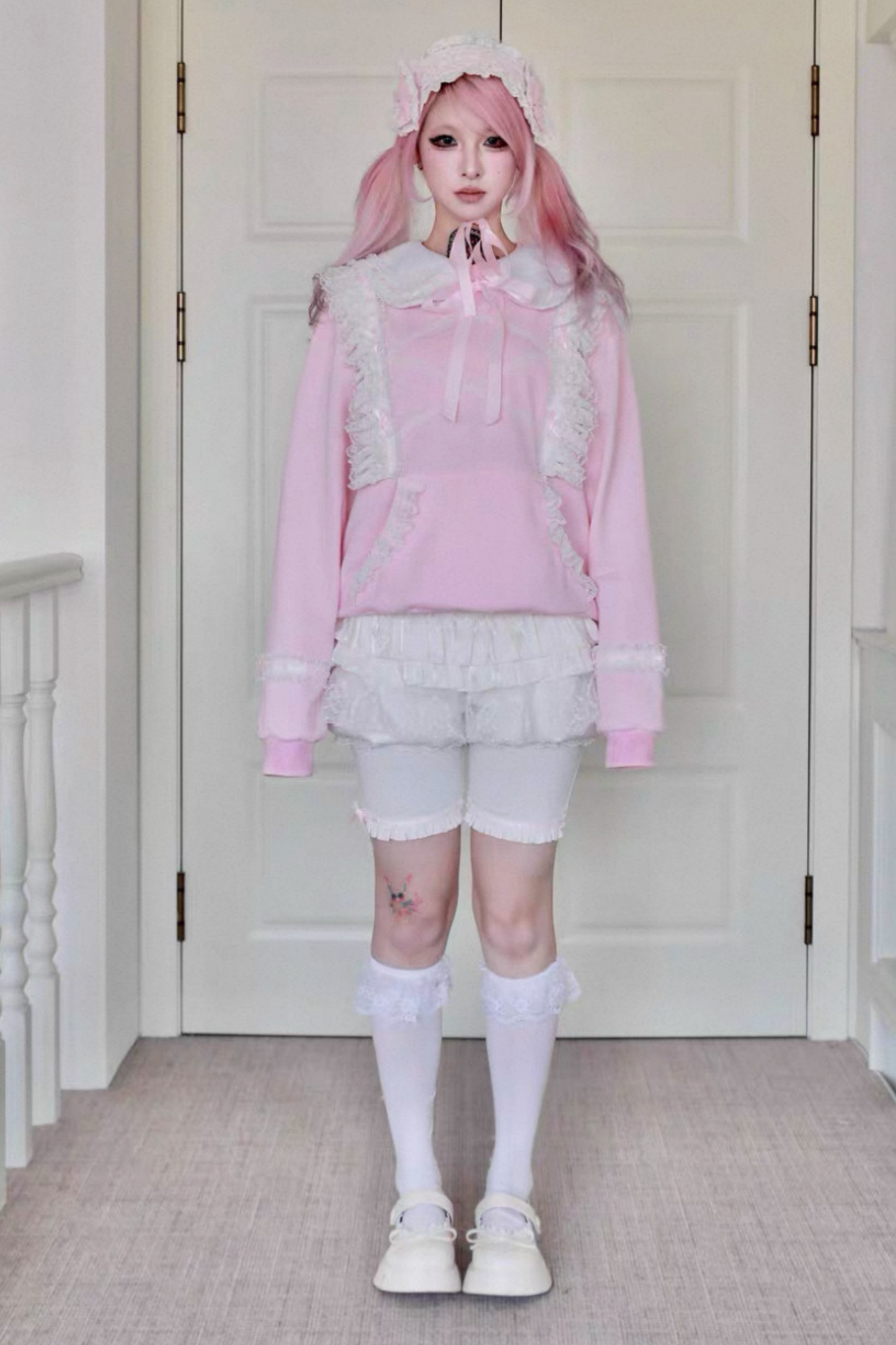 レーススイートゴシックスウェットトップス+パンツ