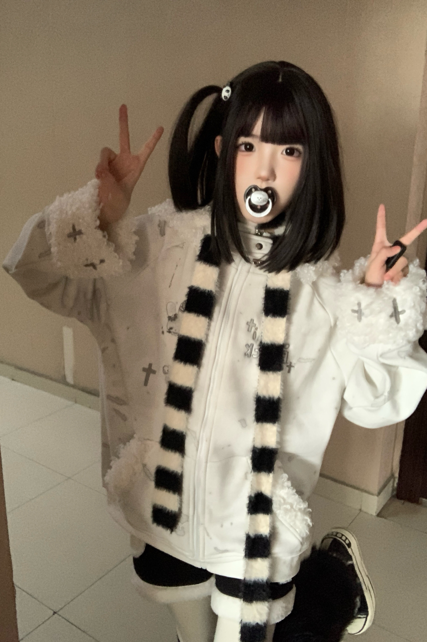 ファーイヤーフードサブカルジャケット