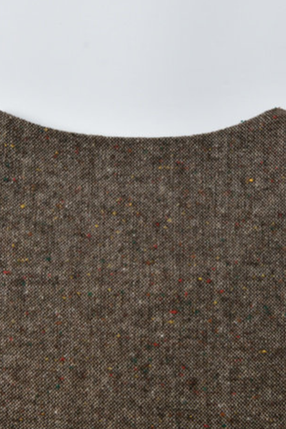 レトロチェックドレス+レトロドールトップス