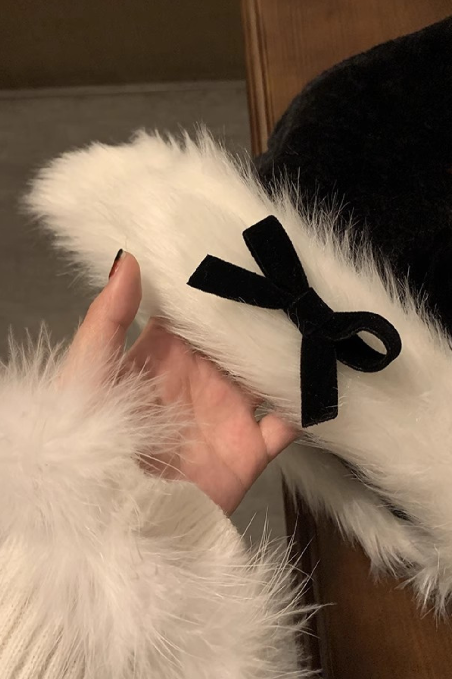 Sweet Cute Ribbon Santa Hat