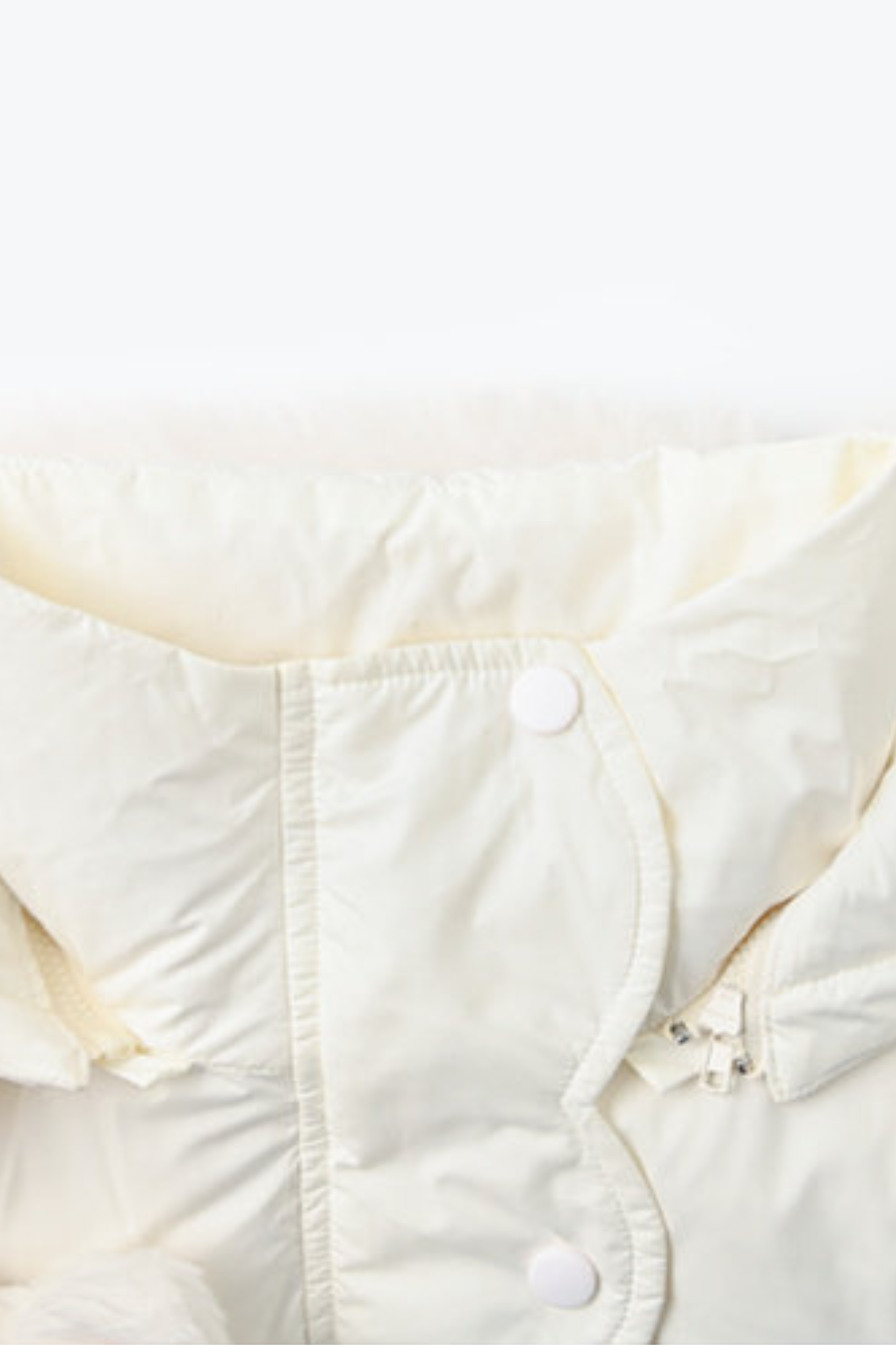 スウィートキャットフードダウンジャケット