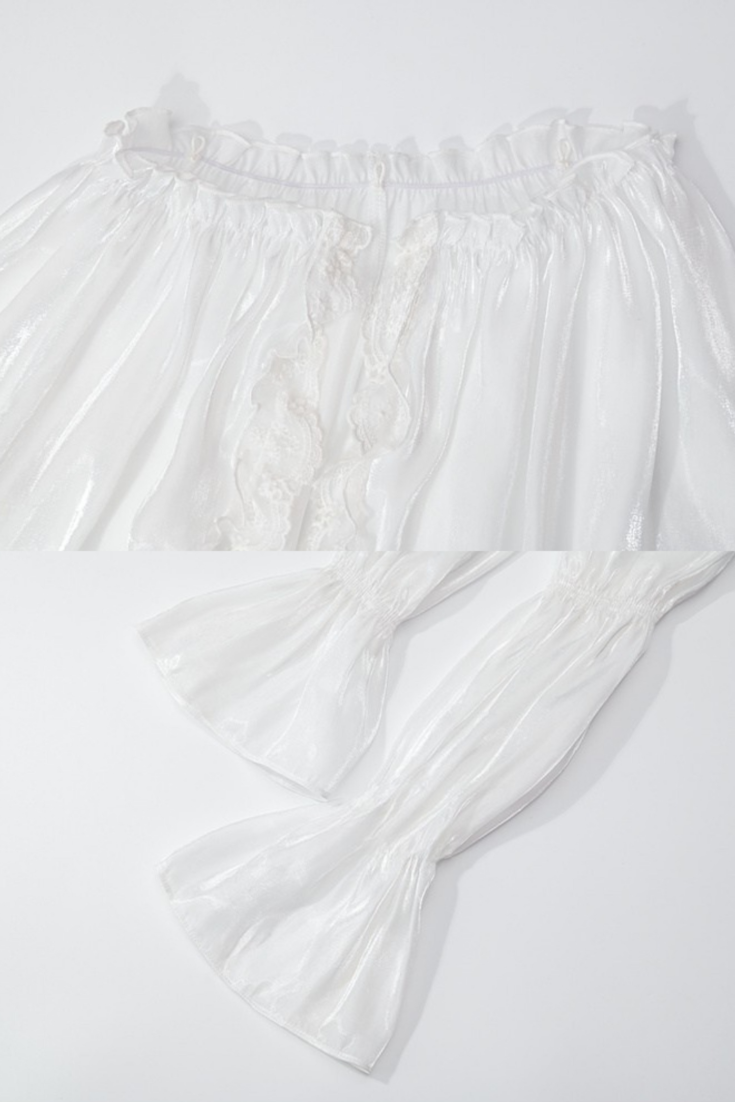 Heavy Shatindal Cami Sole Dress + Lace Asymmetrical Shawl