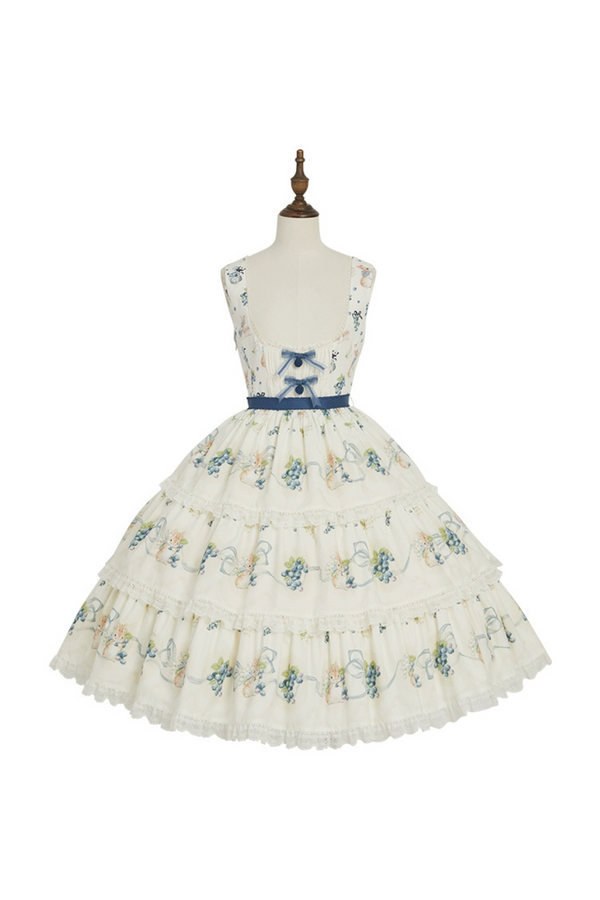 ベニーズブルーベリーガーデンロリータジャンパースカート+ドレス+インナーシャツ