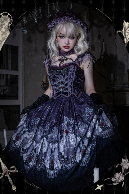 [Reservation Product] Gothic Girl Design Maria Sword Lolita Dress Set