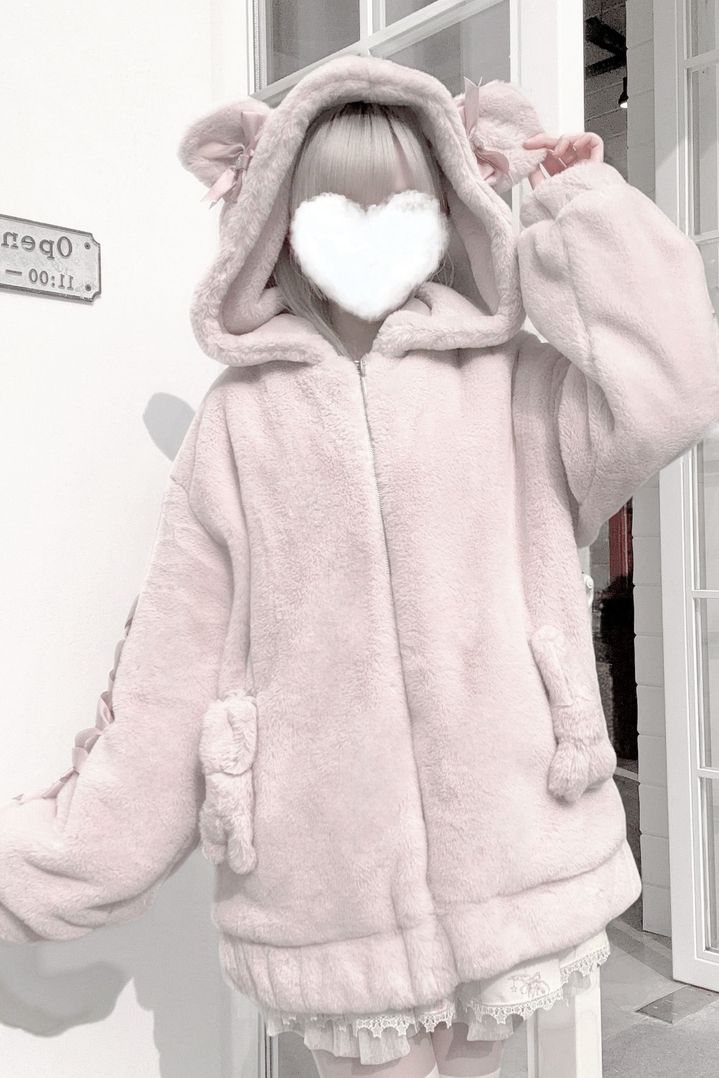 べアイヤーレースアップファーコート