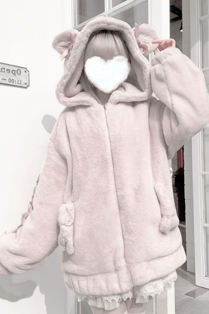 べアイヤーレースアップファーコート