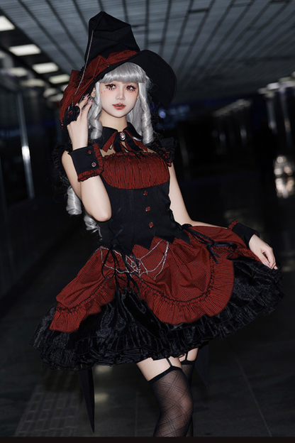 【4月8日予約締切】ゴシックリボンロリータハット+サイドグリップ