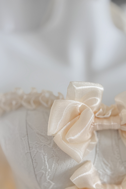 パーフェクトチューブトップ+フリルスカート+リボンテール+パニエ