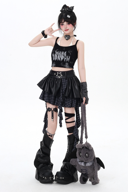 アシメティアード地雷スカート