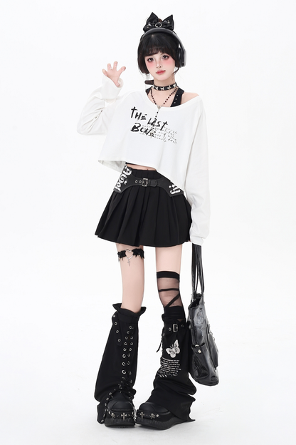 オフショルダークールツーピーストップス