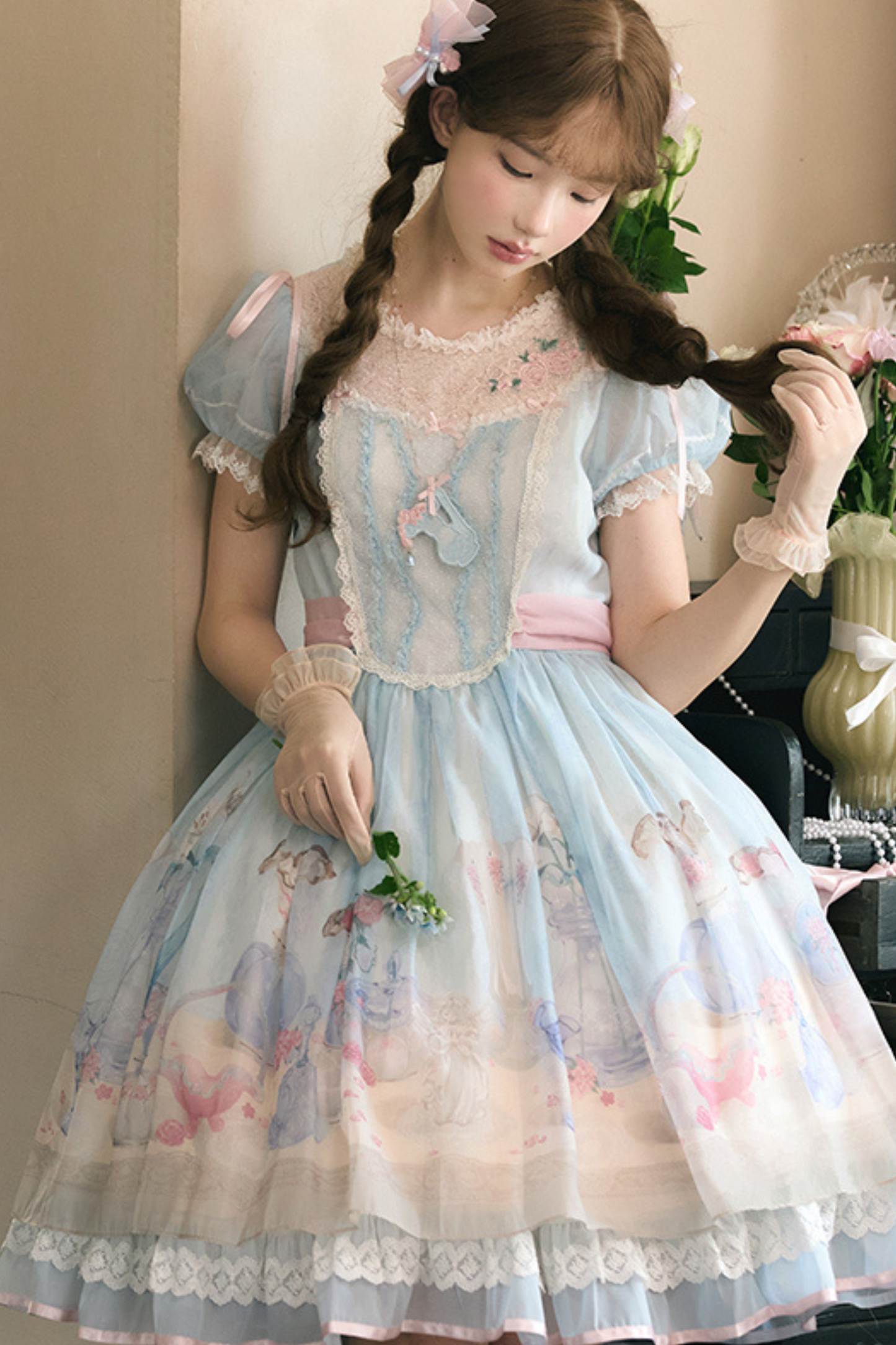 Pure fantasy cabinet dress + jumper skirt + apron