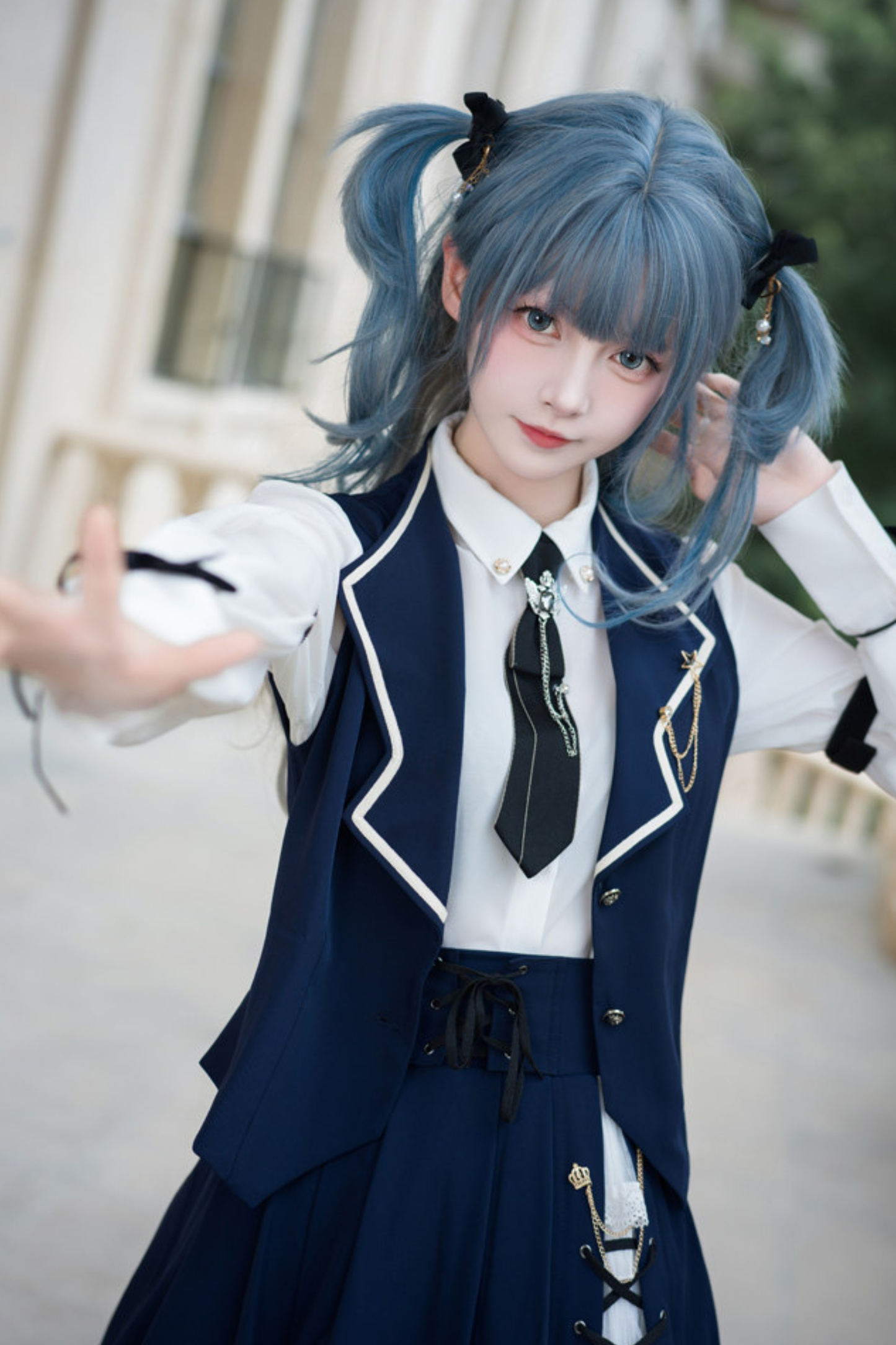 Western Fantasy Cloak Vest + Cape + Skirt + Shirt