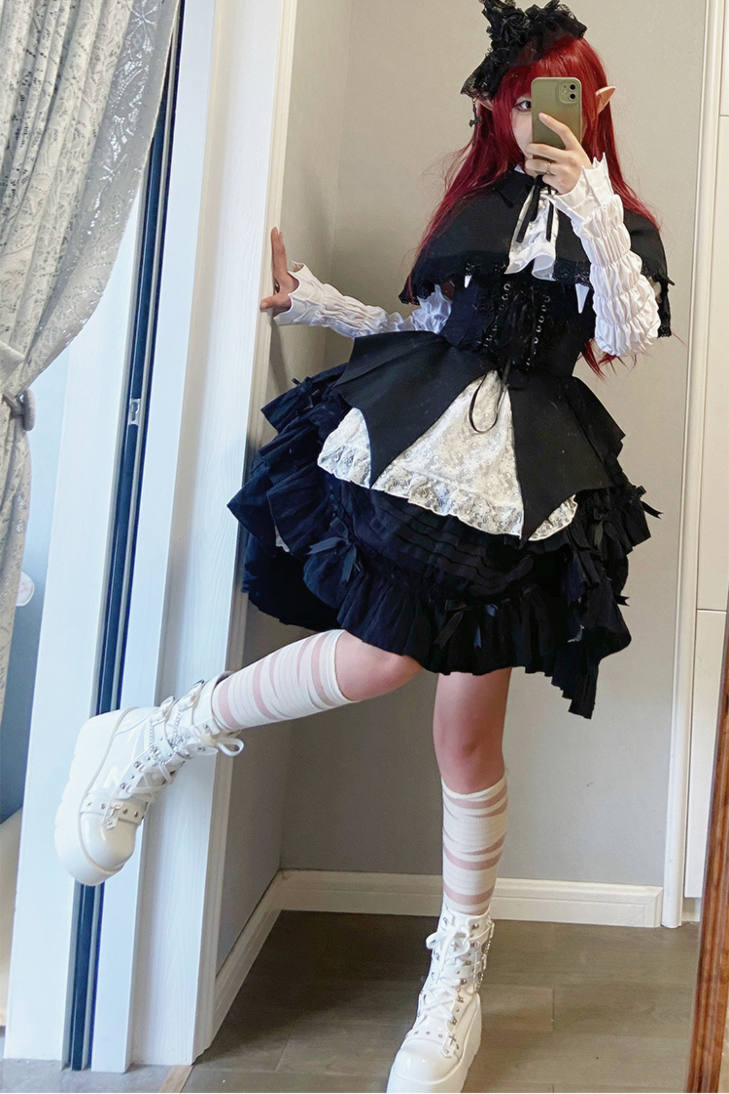 サブカルチャーY2Kベイブブーツ