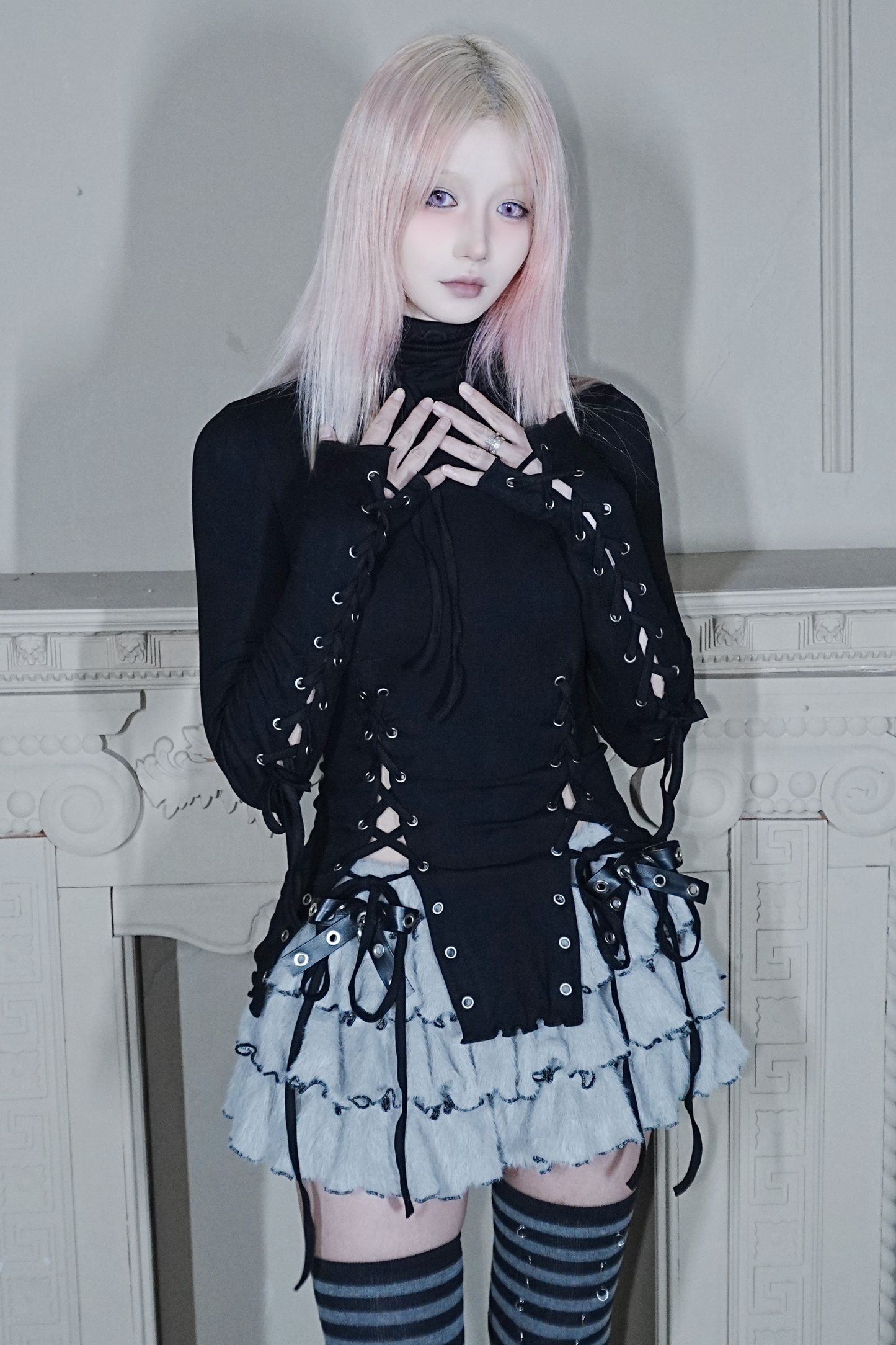 リボンゴシックケーキキュロット