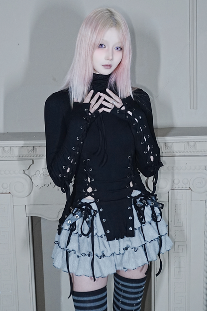 リボンゴシックケーキキュロット