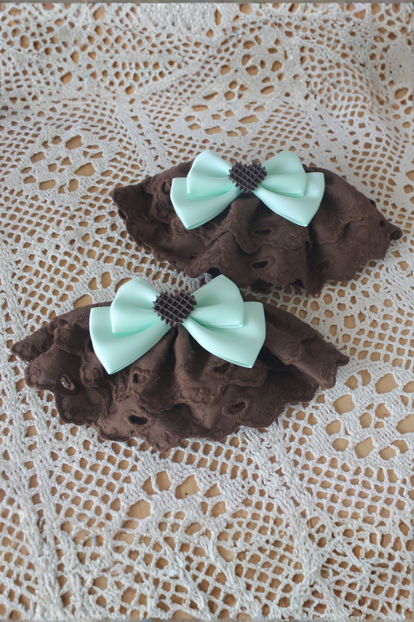 チョコミントロリータヘアアクセサリー+バッグ