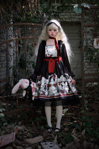 暗闇のアリスドールロリータドレス