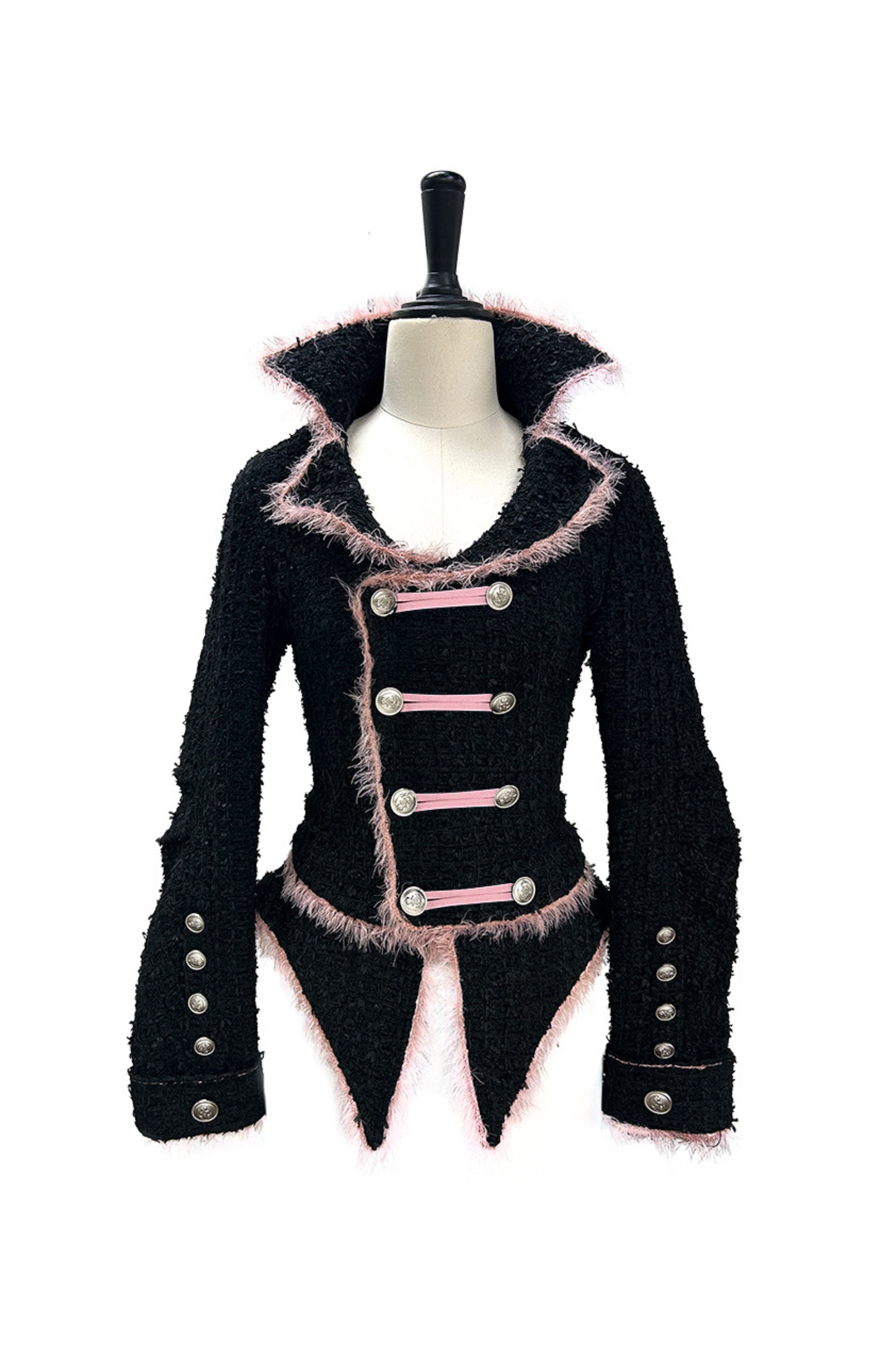 ブラックウールンファンタジージャケット