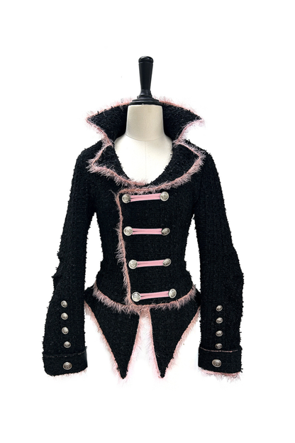 ブラックウールンファンタジージャケット