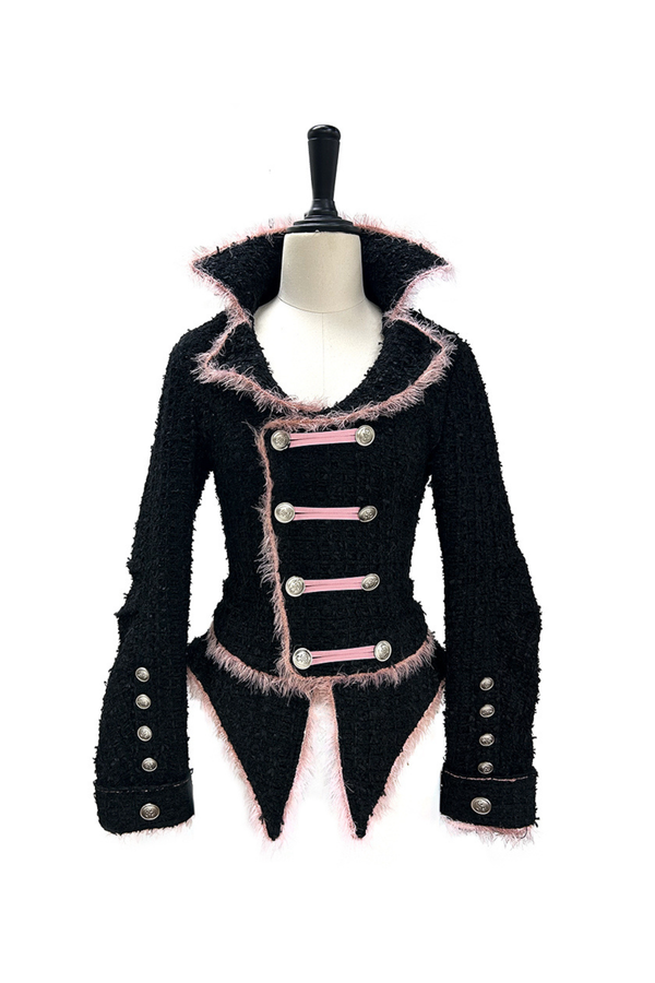 ブラックウールンファンタジージャケット