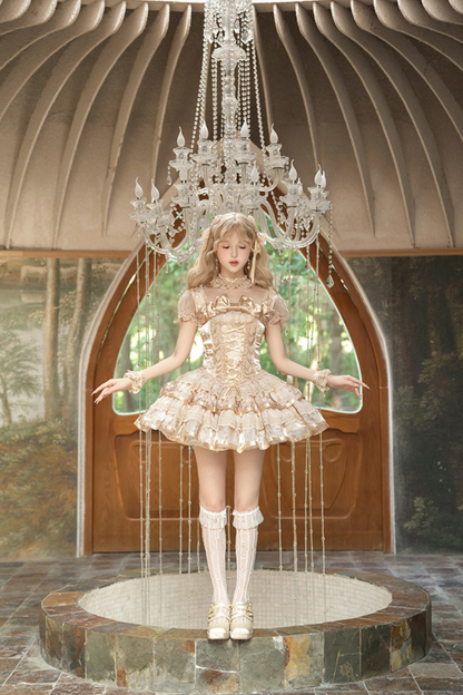 [Pre-order Deadline: April 3] Dream Lolita Hairband + Clip + Necklace + Choker + Sleeves + Corsage