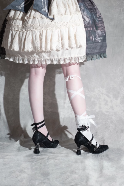 Retro Dark Subculture Gothic Heels