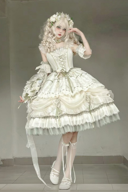 Jasmine Elegant Ballerina Lolita Dress and Accessories