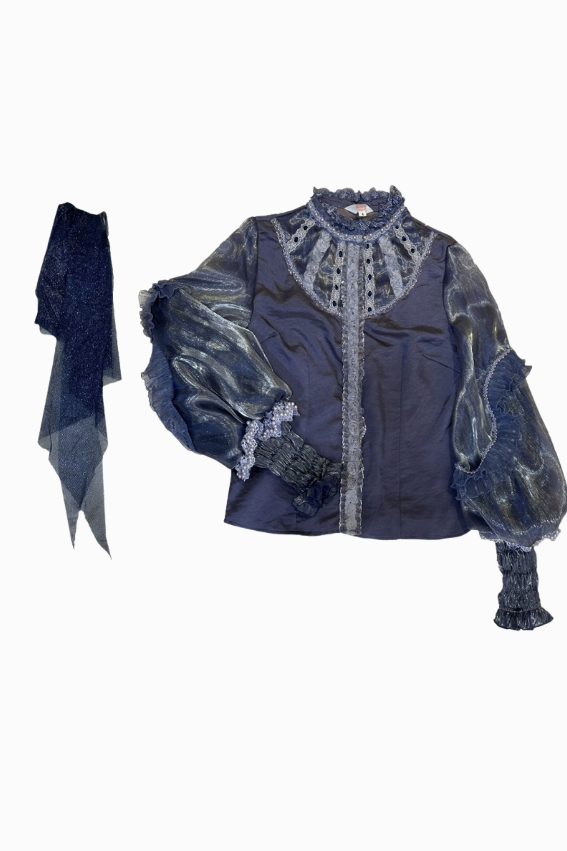 エンジェルガーデンブルーJSK+ルーズシャツ – Belchic