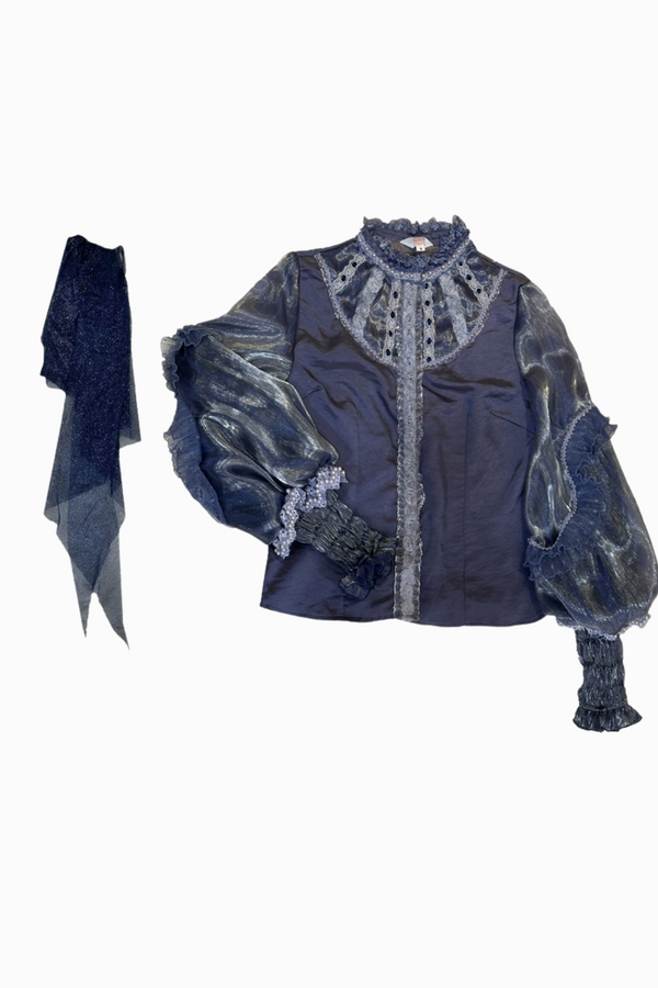 エンジェルガーデンブルーJSK+ルーズシャツ