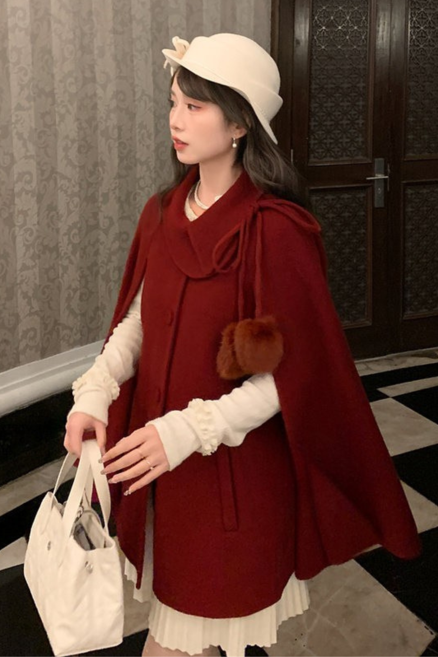 ガールスタイルケープコート