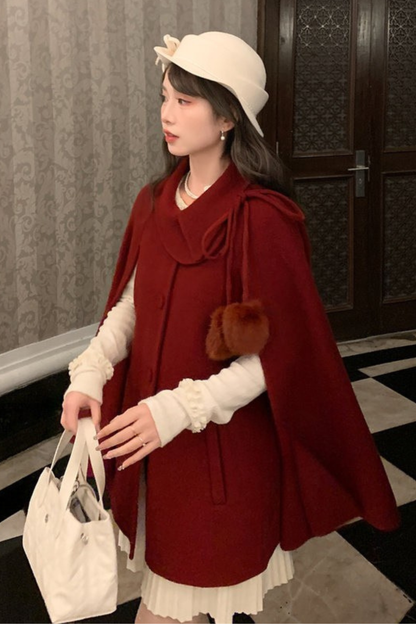 ガールスタイルケープコート