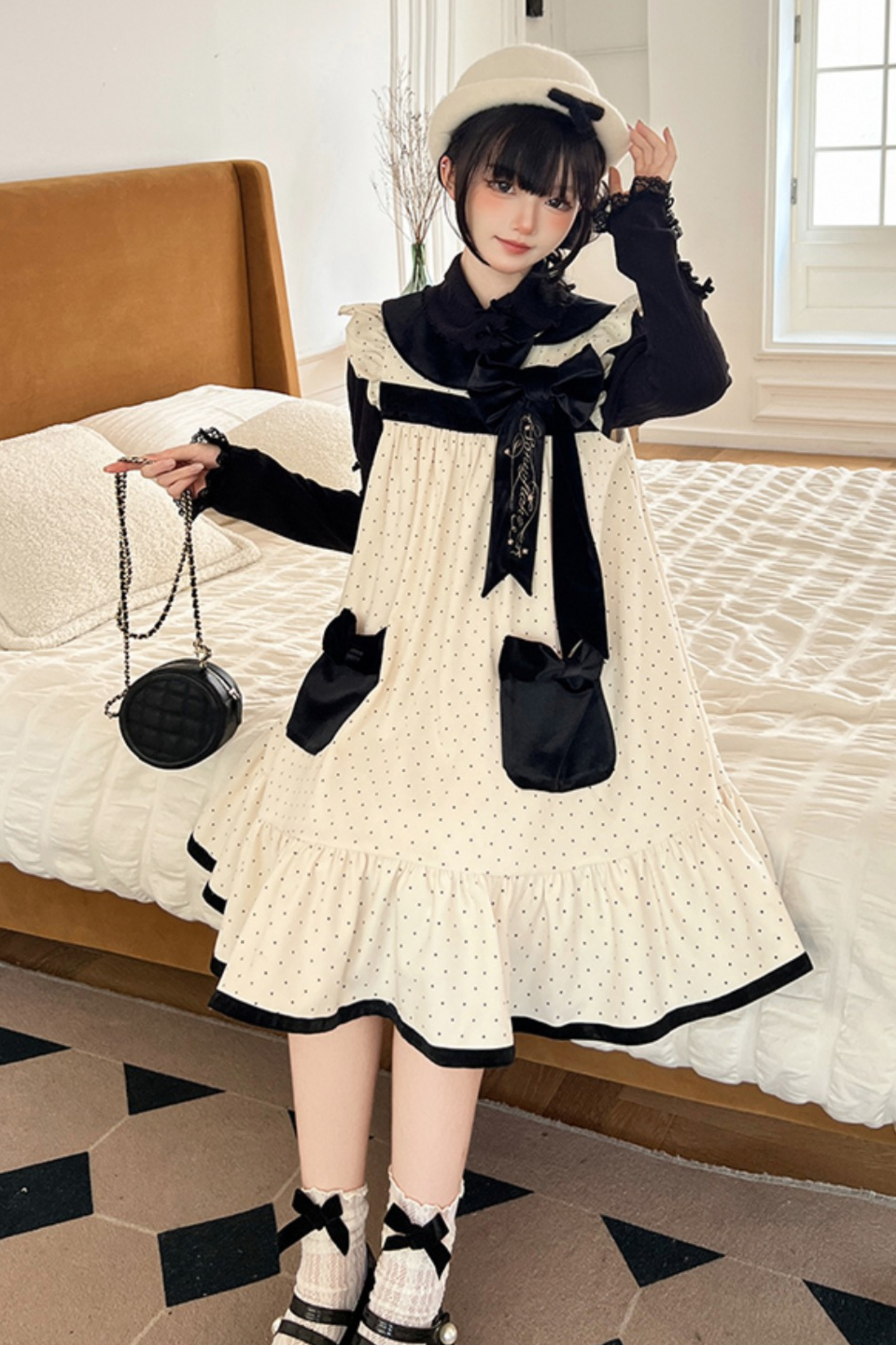 エーデルワイスフライスリーブドレス