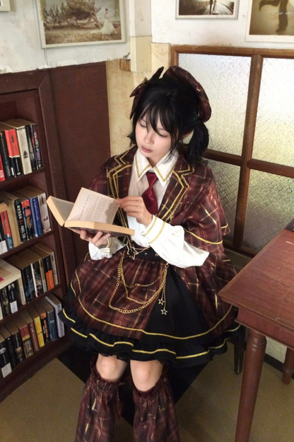 Retro Check Idol Lolita Set