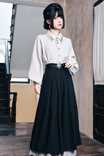 China Lantern Sleeve Shirt