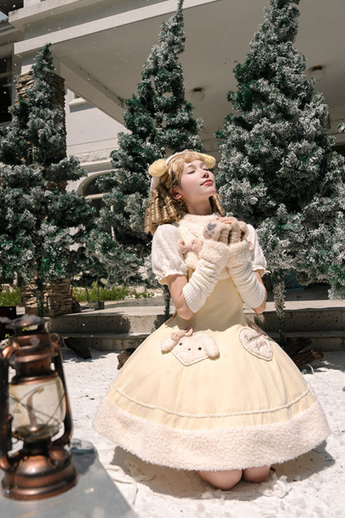 Ribbon Cut-Out Lolita Dress