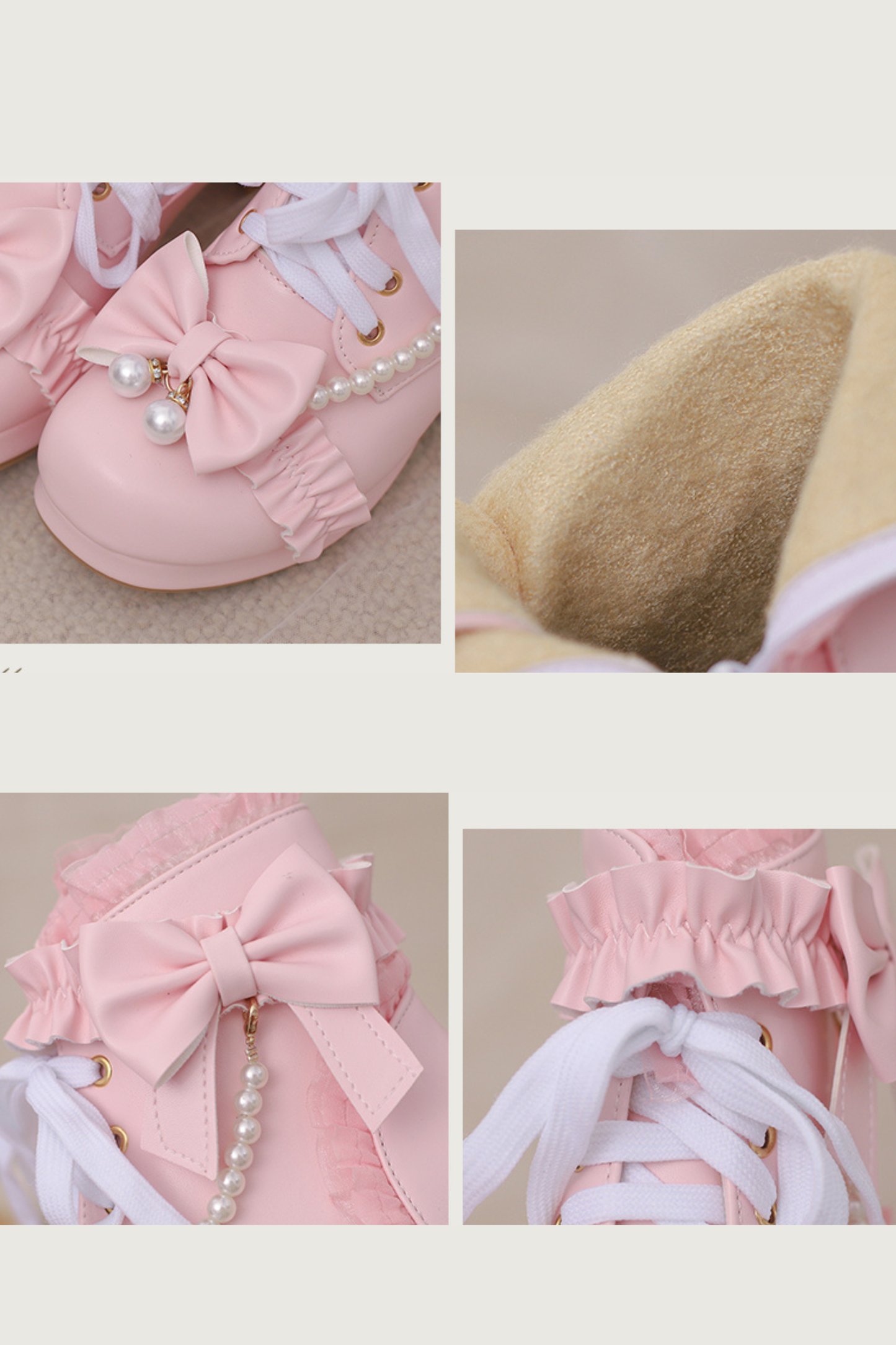 パールリボンスイートロリータブーツ