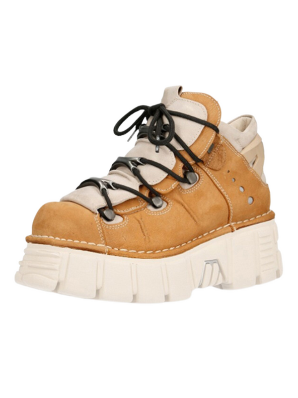 11 Color Pan Clock Retro Leather Metal Power Salls Neaker