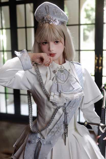 위치스 샤이닝 로리타 탑 + 스커트 + 보닛