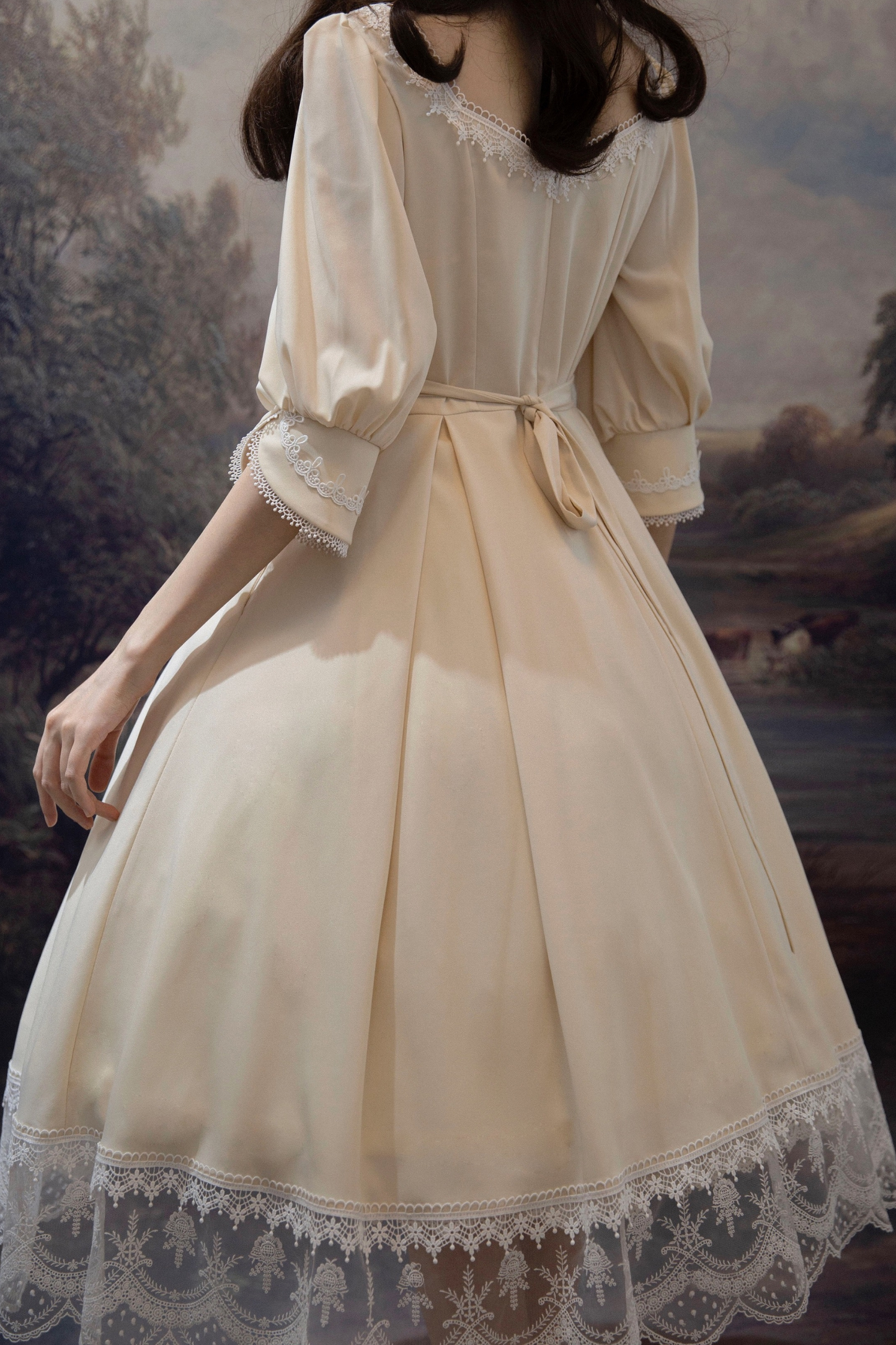 Elegant Retro Lace Classic Lolita Dress