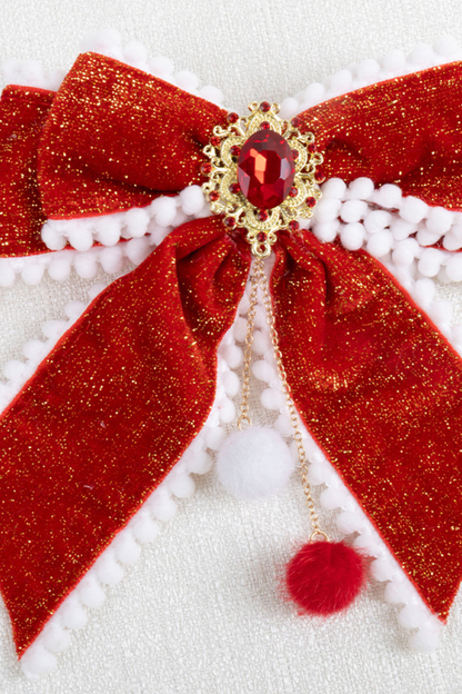 レッドベルベットロリータヘアクリップ