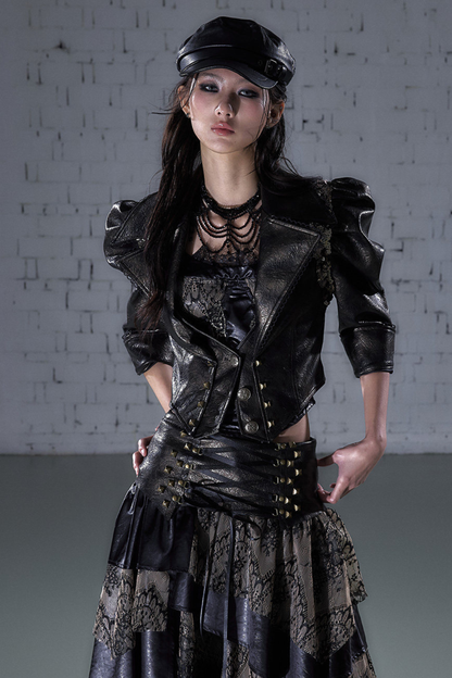 Punk-Night-Lederjacke