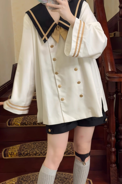 Prince Big Sailor Top + Pants + Beret + Tie + Socks