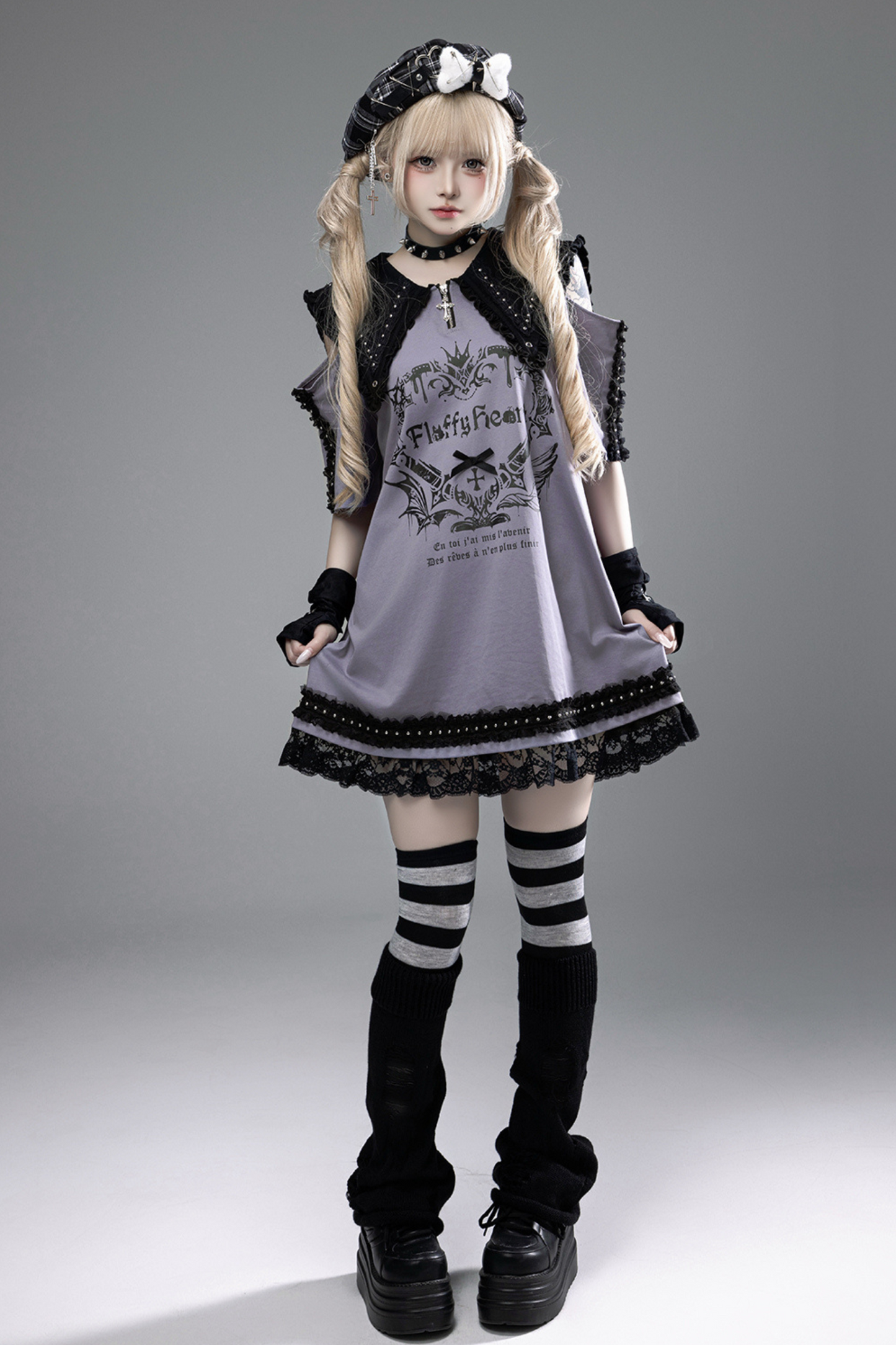 Witch Apprentice Subculture T-shirt Dress + Suspender Apron