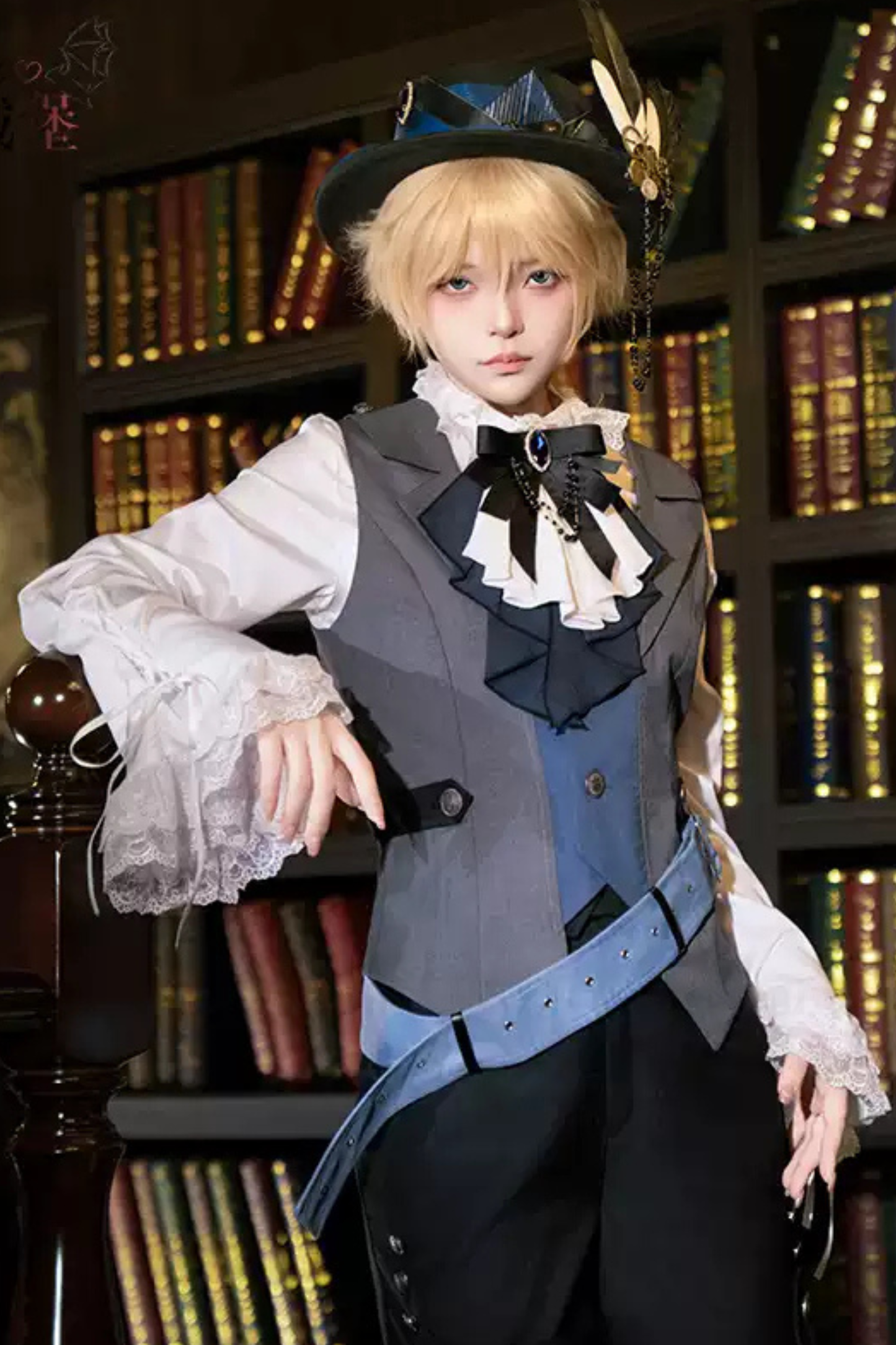 [Pre-order Deadline: November 9] Steampunk Prince Vest Shorts Cape Suit Set + Hat + Complete Accessories