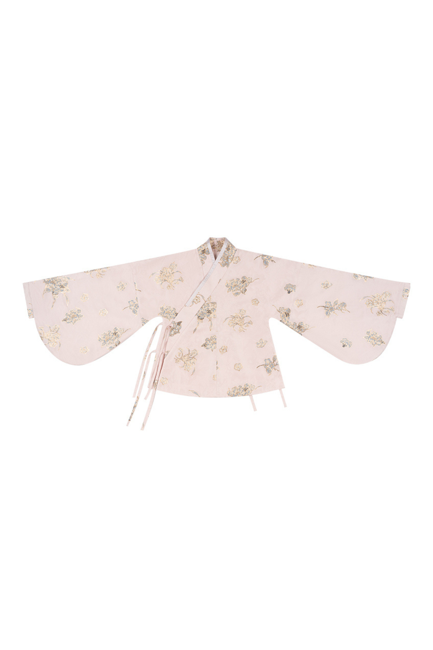 アップクロスカラージャケット+ショートジャケット+ドレス+ヘアバンド+リボン